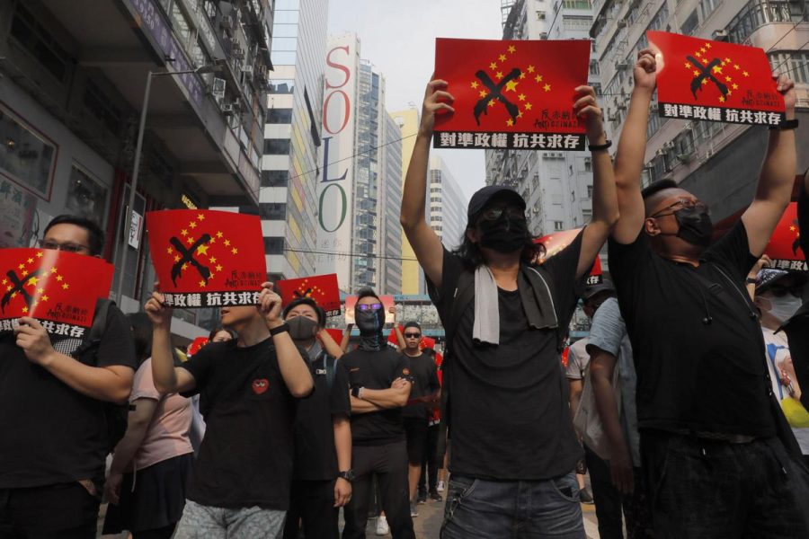 Hong Kong Protests Turn Violent On Chinas National Day