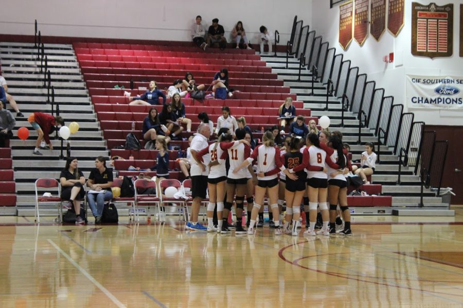 Girls Varsity Volleyball v. Crescenta Valley Oct. 17