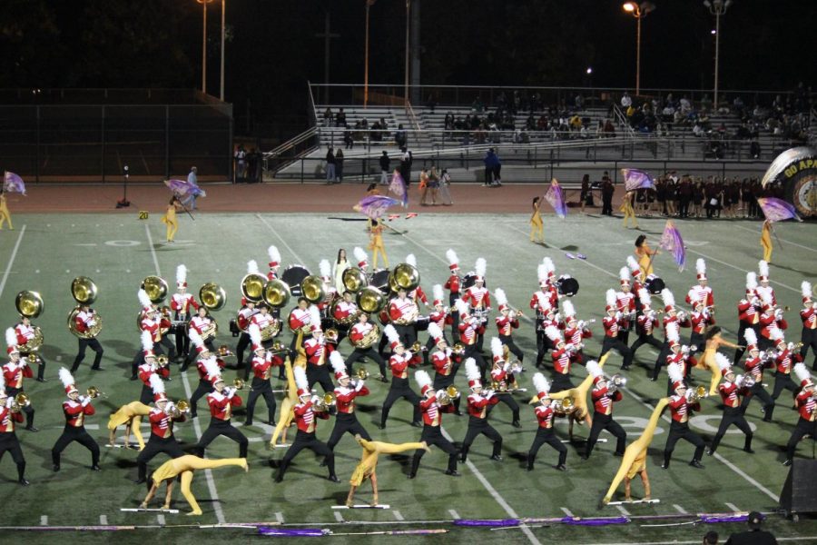 Arcadia+Marching+Band%E2%80%99s+First+Field+Show+Performance