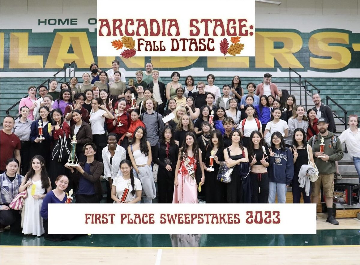 Congratulations to Advanced Theatre and Advanced Stagecraft for winning 1st place throughout 60 different schools in Southern California!