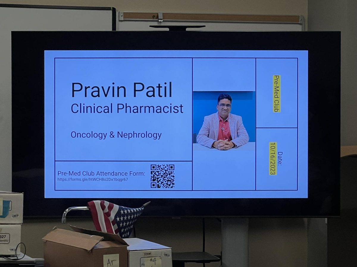 Pre-Med Club Guest Speaker Dr. Pravin Patil Shares His Experiences