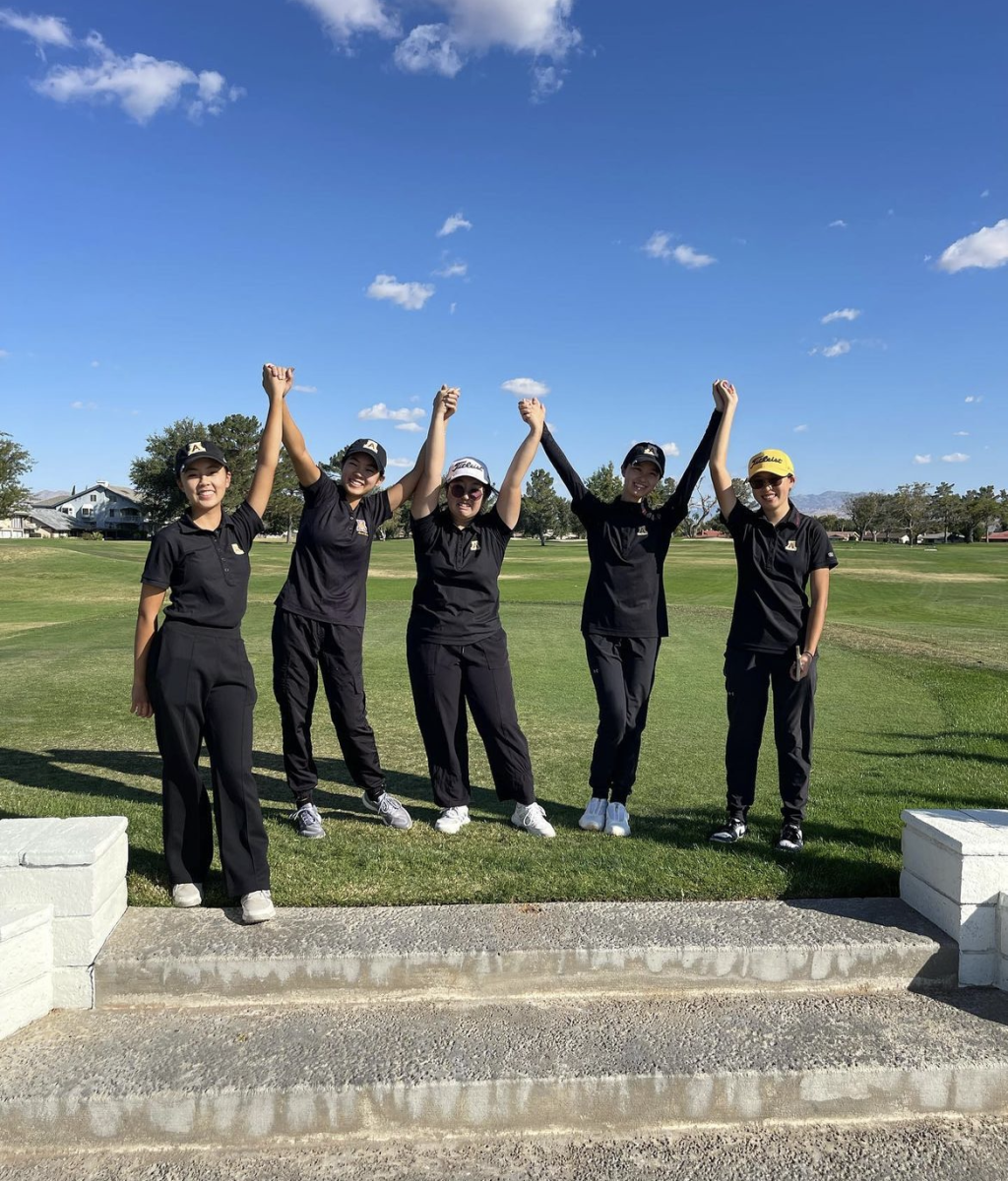 Our golf girls celebrating at CIF!