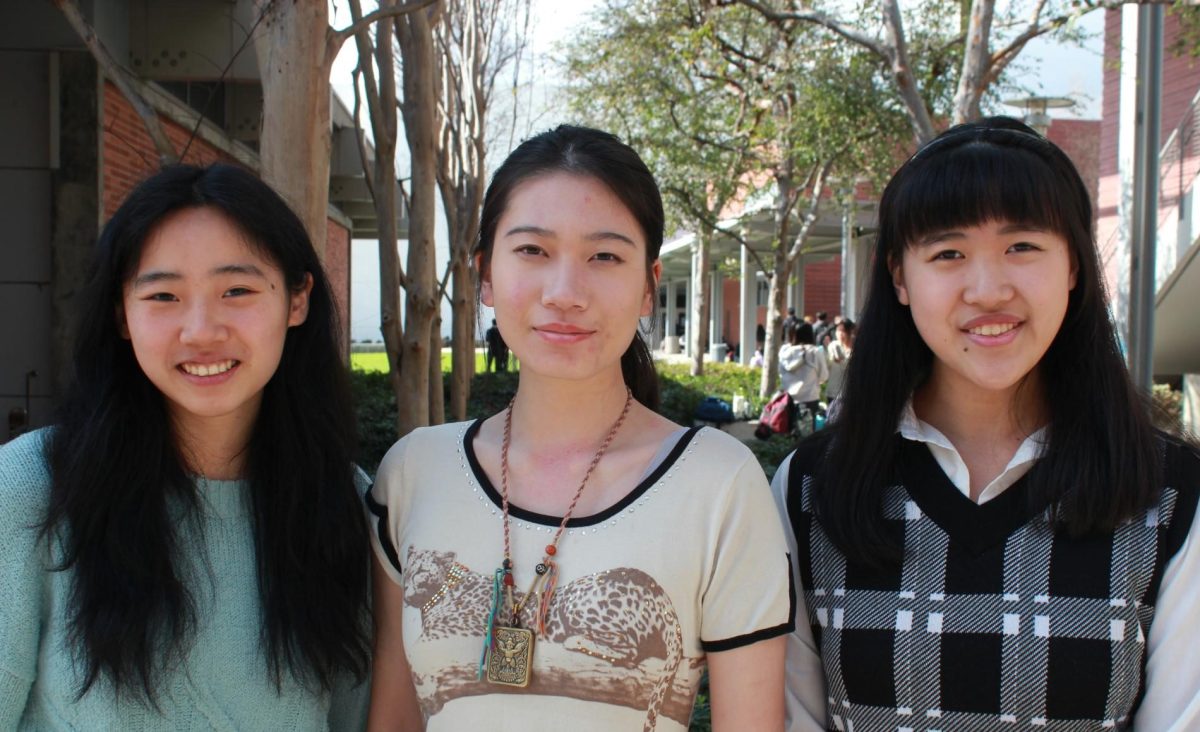 From left to right: Chloe Wong (writing), Cara Xu (classical music), and Lillian Feng (classical music) won YoungArts awards, announced November 30th, 2023.