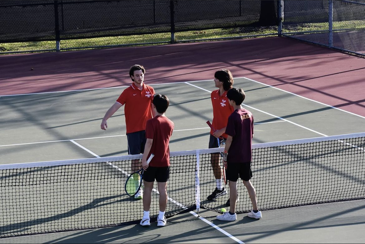 Boys Varsity Tennis Prevails Against Burroughs