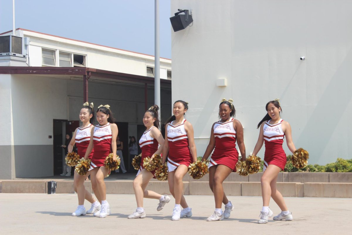 Brief: Pep Squad Performs Their First Pep Rally of the School Year