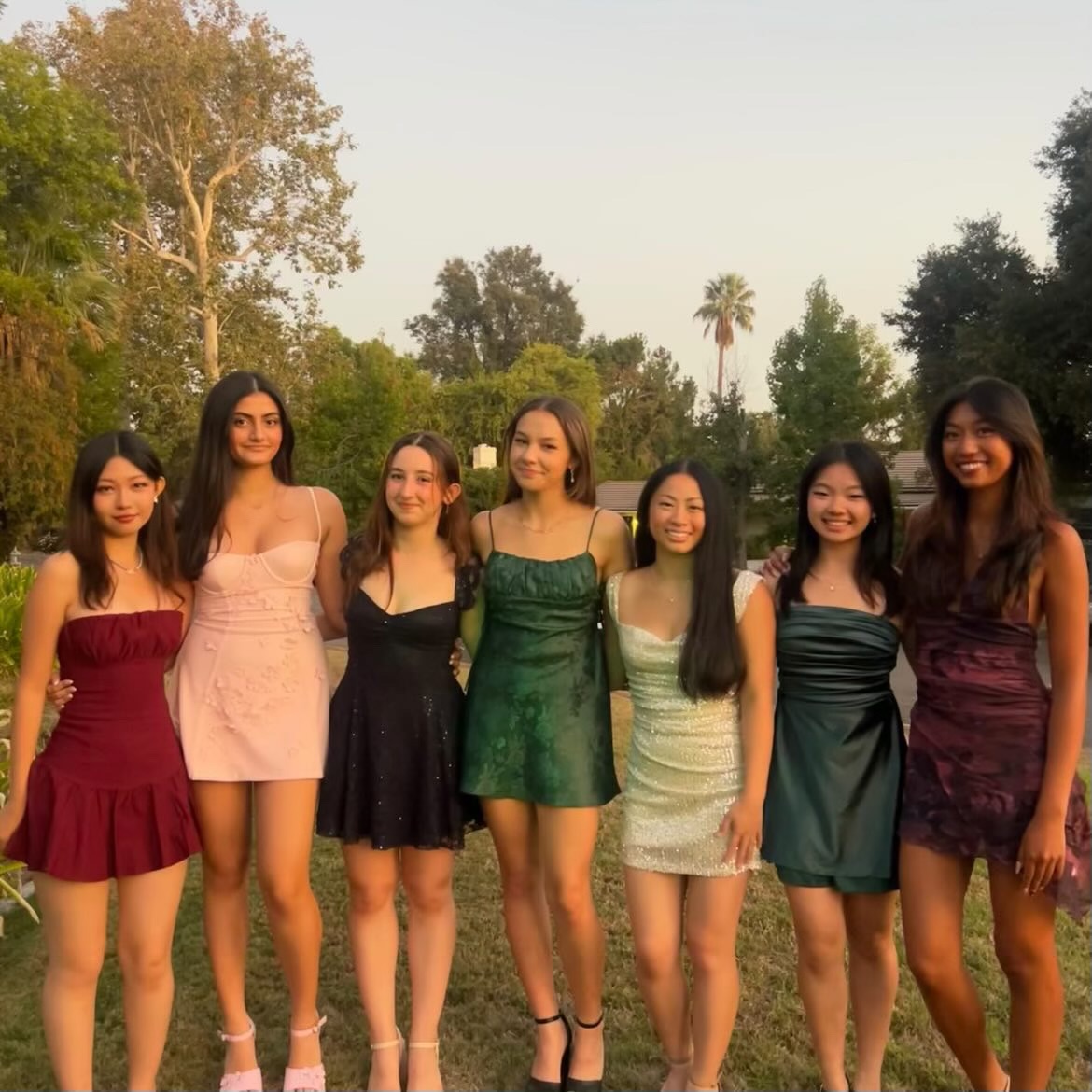 Students often take photos before and during the Homecoming Dance to capture the memorable experience with their friends