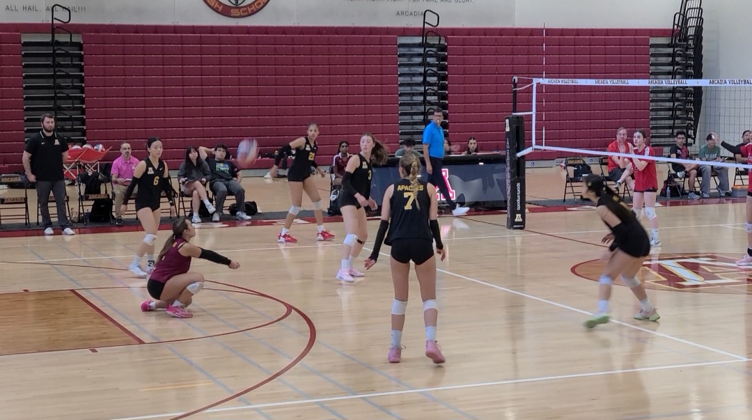 AHS Girls Varsity Volleyball Team Challenges Glendale Nitros