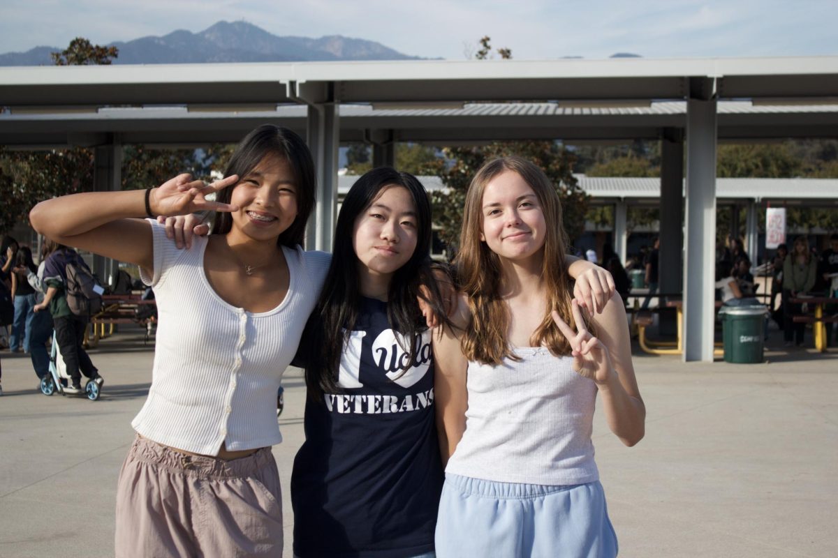 Friends arrived at Fall Fest after school to enjoy a sweet treat and fun games together