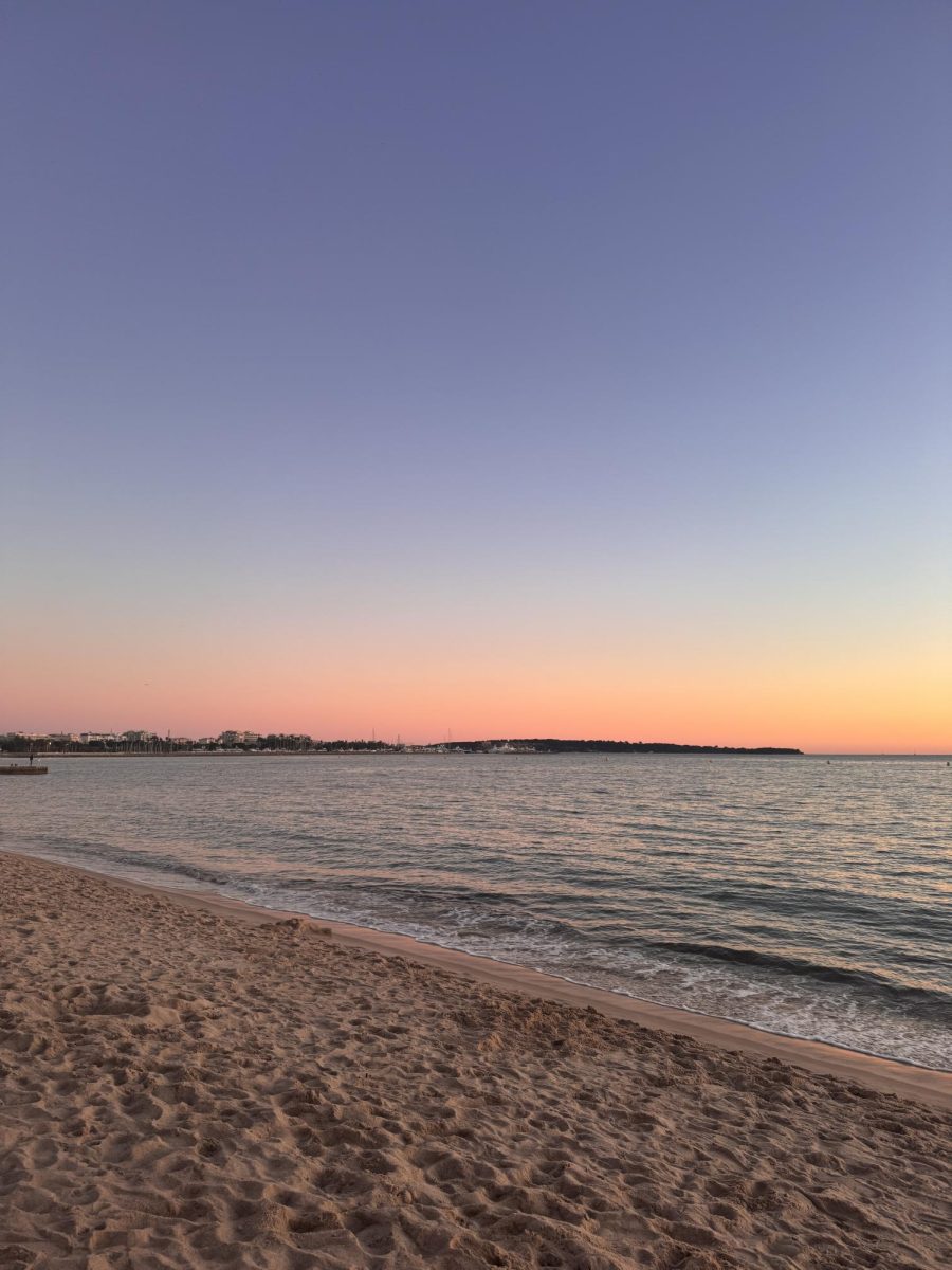 A scenic view from La Plage Goeland located in Cannes, France