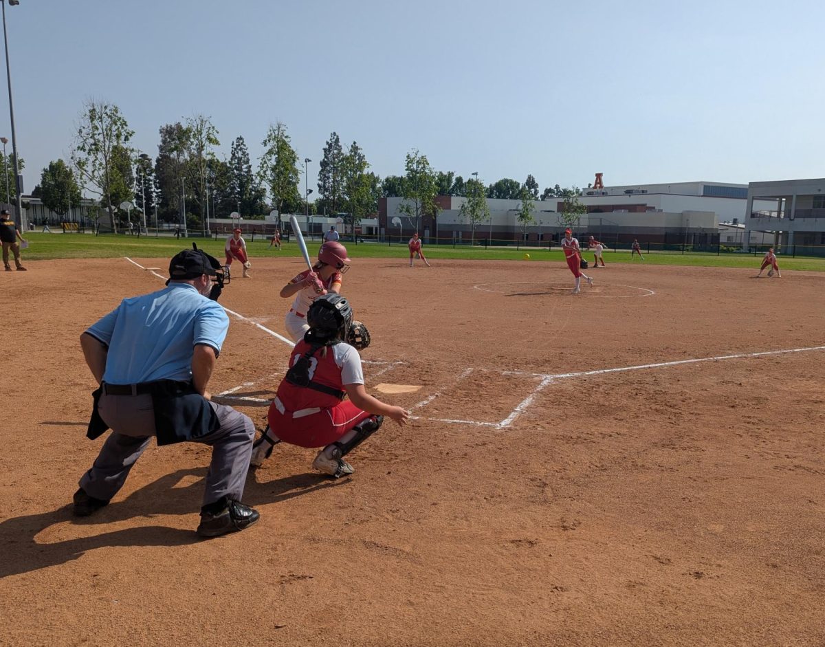 JV Girls Softball Competes Against Burroughs 