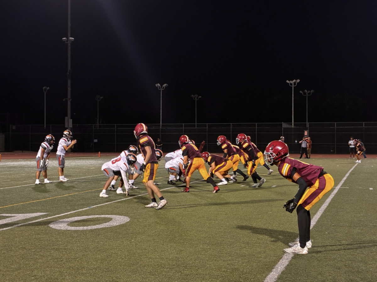 Boys Varsity Football Competes Against La Puente