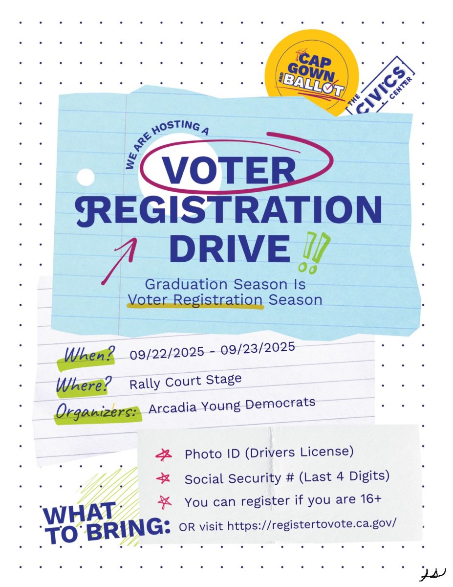 Brief: Arcadia Young Democrats Hosts Voter Registration Drive